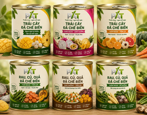 Trái cây chế biến - Rau củ quả chế biến