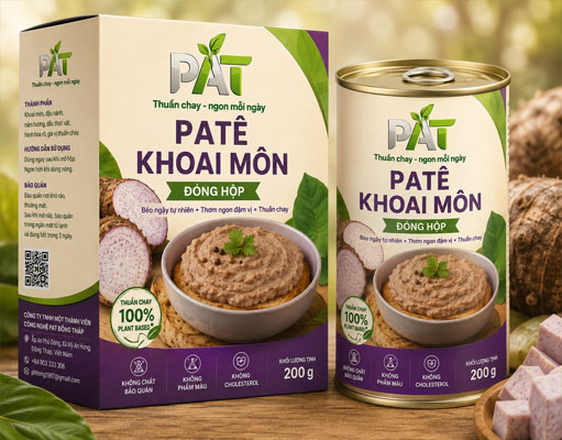 Patê khoai môn
