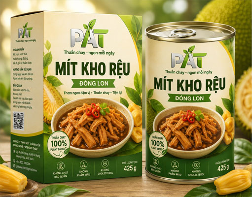 Mít kho rệu đóng lon