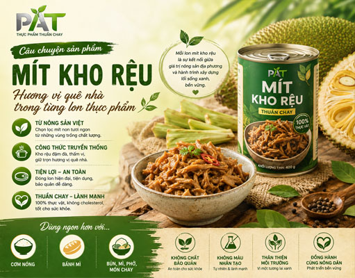 Câu chuyện sản phẩm Mít kho rệu